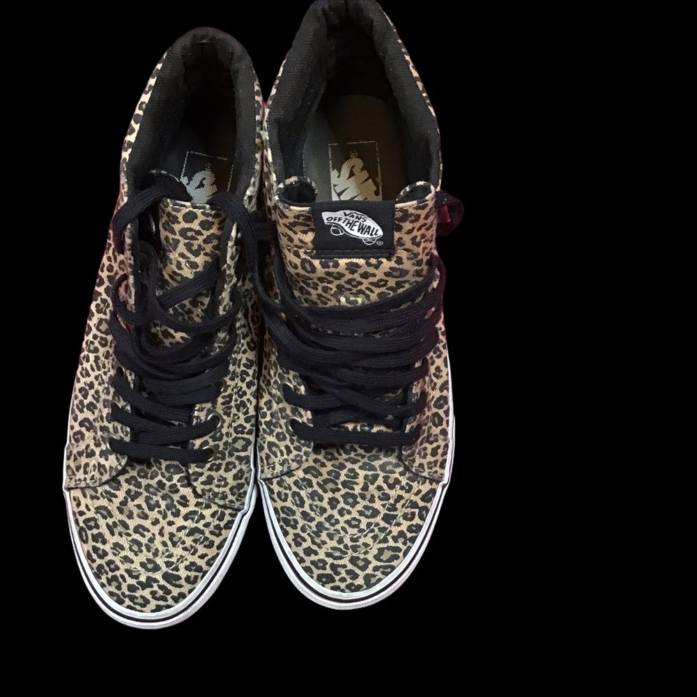 Vans Off The Wall Leopard SK8-Hi Slim Sneaker 8.5 - Picture 6 of 11